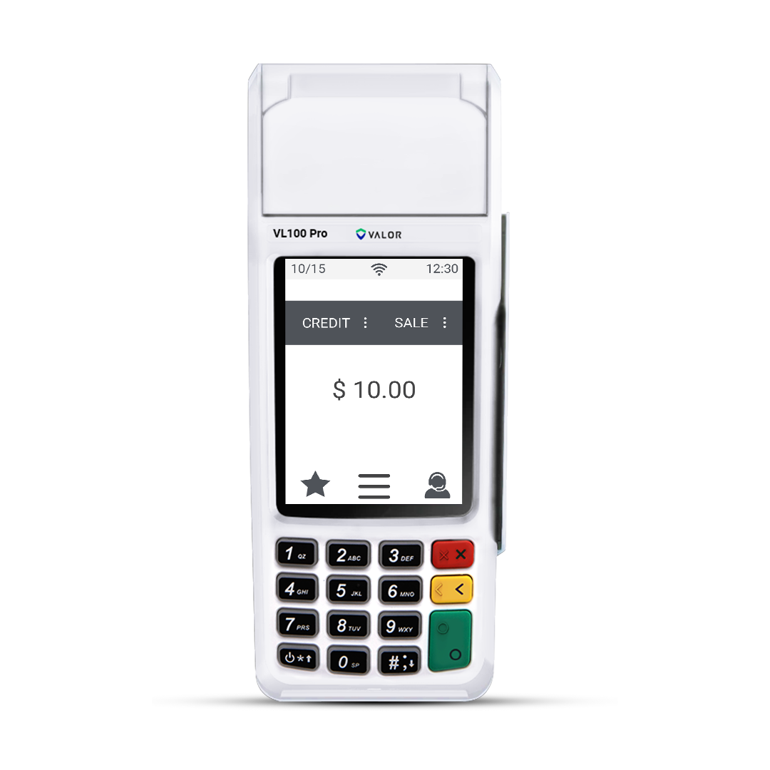 Valor Processor Comparsion Terminals VL100 Pro